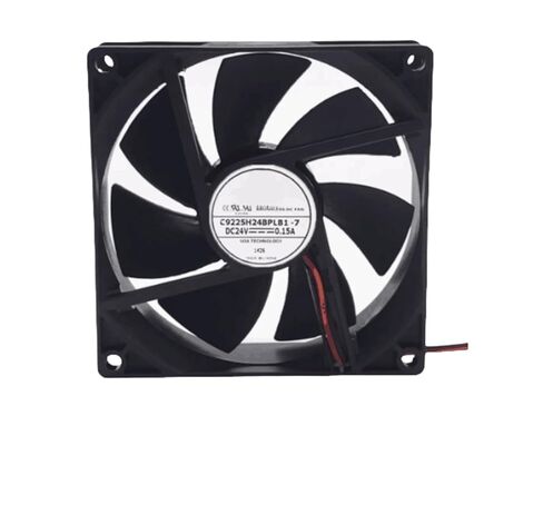 C9225H24BPLB1-7 DC 24V 0.15A 92x92x25mm مروحة تبريد خادم 2 سلك in Saudi Arabia