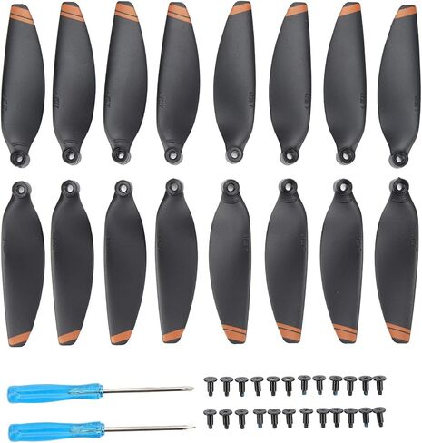 F&Y 4 Pairs Low Noise Drone Propellers - Quick Release Replacement Blades - Compatible with Mini Drones in Saudi Arabia