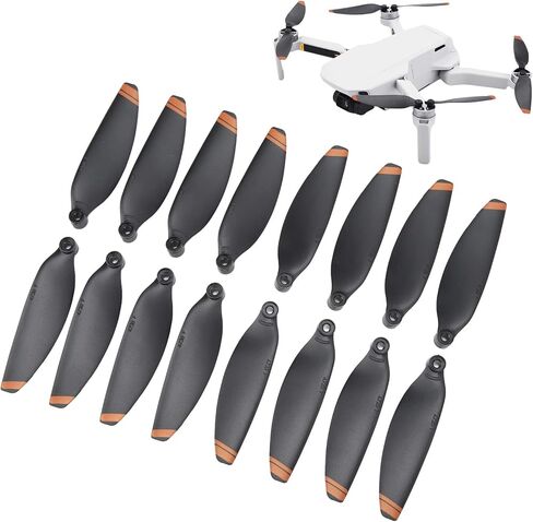 F&Y 4 Pairs Low Noise Drone Propellers - Quick Release Replacement Blades - Compatible with Mini Drones in Saudi Arabia