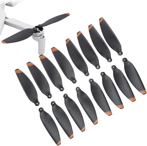F&Y 4 Pairs Low Noise Drone Propellers - Quick Release Replacement Blades - Compatible with Mini Drones in Saudi Arabia