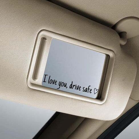 Vinyl Decal for Car,5 Counts Set I Love You Drive Safe Car Mirror Decal,Car Rearview Mirror Sticker,Universal Car Accessory. (Black* Blue * Green) in Saudi Arabia
