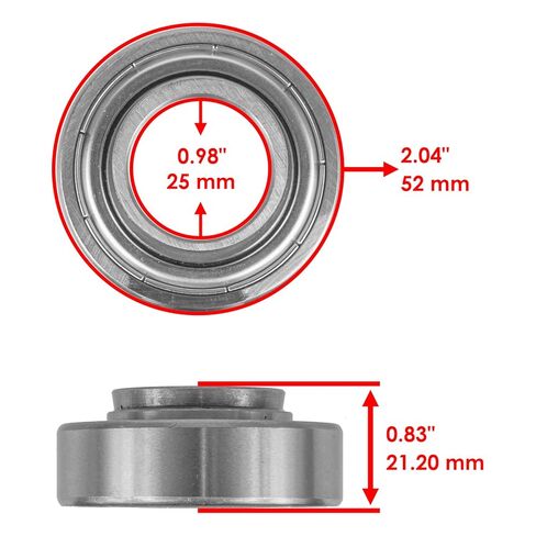 Powersports Replacement Parts for JD8597 8597 TCU51092 for John Deere Spindle Bearings CSA205-16 Qty 6 Mod-C33C-39355 in Saudi Arabia
