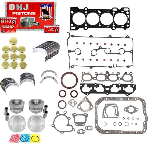 DNJ EK456 Engine Rebuild Kit for 2000-2003 Mazda 626 Protege Protege5 2.0L L4 16V DOHC 1991cc in Saudi Arabia