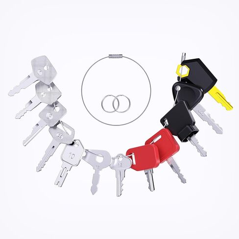 WAH LIN PARTS 67 Heavy Equipment Master Key Set Construction Operator Equipment Ignition Keys for JD JCB Case Caterpillar Hyster Kubota Yanmar Genie JLG Komatsu Kobelco Toyota and Volvo in Saudi Arabia