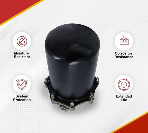 منتجات Mytee مجفف هواء AD-9 مع غطاء عادم ومحول يستبدل 5002074، Bendix 5002063، 5002066، Freightner BW 5002063 in Saudi Arabia