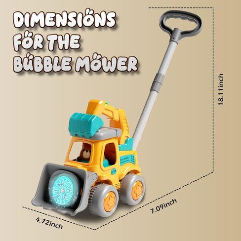 Bubble Lawn Mower for Kids – Bubble Machine for Toddlers, Outdoor Bubble Toys for Boys & Girls, Fun Lawn Mower Toy for Toddler Play, Bubble Maker Gift for Kids Ages 3+ in Saudi Arabia