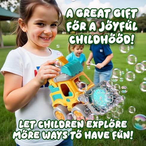 Bubble Lawn Mower for Kids – Bubble Machine for Toddlers, Outdoor Bubble Toys for Boys & Girls, Fun Lawn Mower Toy for Toddler Play, Bubble Maker Gift for Kids Ages 3+ in Saudi Arabia