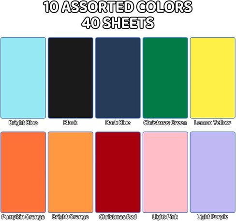 Cardstock 8.5 X 11، 40 ورقة من البطاقات الصفراء الفاتحة، ورق نسخ 65 رطل/ 180 جرامًا للمتر المربع، ورق طابعة البطاقات للفنون والرسم والدعوات وبطاقات DIY والحرف اليدوية والبناء ومستلزمات المدرسة والمكتب in Kuwait