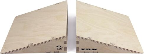 Teak Tuning x Session Wooden Fingerboard Ramp Kickers - 6 inches, 2-Pack of Obstacles, Smooth Surface, Handmade in Rochester NY in Kuwait