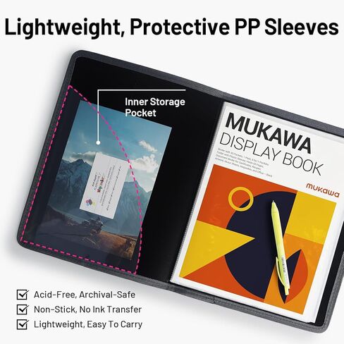1 Pack 30-Pocket Binder, 8.5x11 (Black) Size Portfolio Folder with Clear Sleeves, Display 60 Pages,Presentation Folder, Art Portfolio Folder & Document Organizer For School& Office in Saudi Arabia