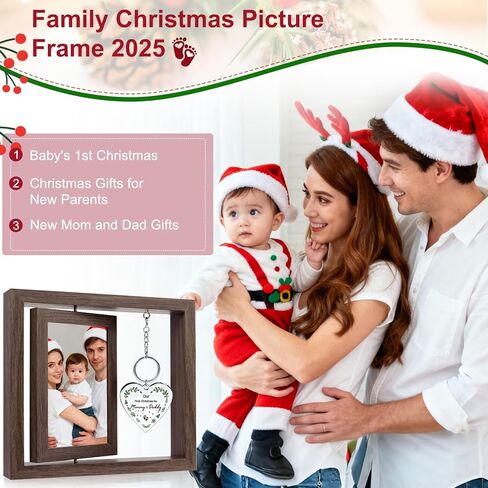 Wedding Gifts for Couples 2024,Rotating Floating Mr and Mrs Picture Frame,4x6 Rustic Picture Frame Engagement Gifts for Couples,Bridal Shower Gifts for Bride to Be in Kuwait