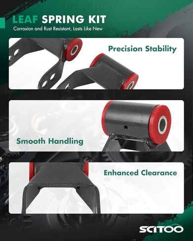 SCITOO 1.5" or 2" Lift Kits Shackle Rear 1997 1998 1999 2000 2001 2002 2003 for ford F-150 2WD 4WD Leaf Spring Accessory Suspension Bracket Replacement Suspension Lift Shackle Kit in Saudi Arabia