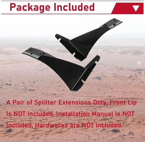 HECASA Front Bumper Lower Splitter Side Extension Winglets Compatible with 2014-Up Corvette C7 / EOS Z06 Stage 3 Style Replacement for 22922353 ABS Plastic Painted Light Gray Metallic Pair in Saudi Arabia