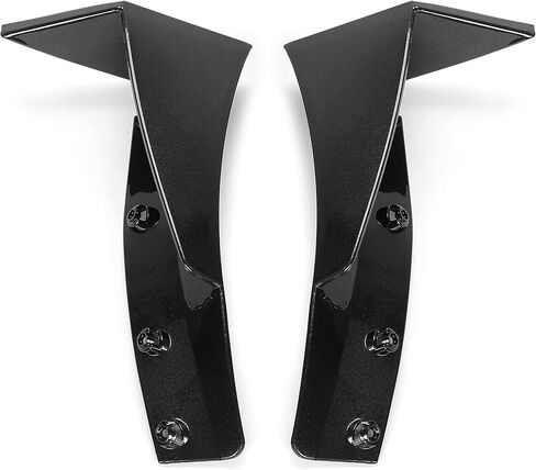 HECASA Front Bumper Lower Splitter Side Extension Winglets Compatible with 2014-Up Corvette C7 / EOS Z06 Stage 3 Style Replacement for 22922353 ABS Plastic Painted Light Gray Metallic Pair in Saudi Arabia