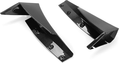 HECASA Front Bumper Lower Splitter Side Extension Winglets Compatible with 2014-Up Corvette C7 / EOS Z06 Stage 3 Style Replacement for 22922353 ABS Plastic Painted Light Gray Metallic Pair in Saudi Arabia