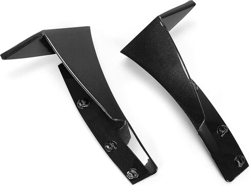 HECASA Front Bumper Lower Splitter Side Extension Winglets Compatible with 2014-Up Corvette C7 / EOS Z06 Stage 3 Style Replacement for 22922353 ABS Plastic Painted Light Gray Metallic Pair in Saudi Arabia