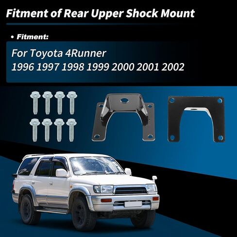 الخلفي العلوي صدمة جبل لتويوتا 4Runner 1996-2002 سيارة الخلفي الخارجي صدمة جبل طقم إصلاح الدعامات الخلفية جبل طقم إصلاح نقل امتصاص الصدمات الينابيع تعليق قوس in Saudi Arabia