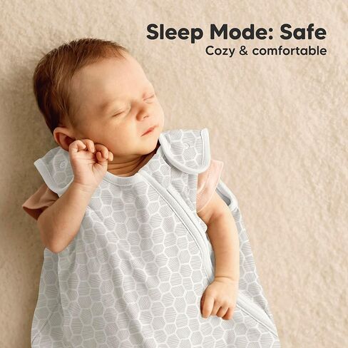 2-Pack Organic Sleep Sacks, 100% Cotton -Baby Sleeping Sack, Wearable Blanket Baby, Sleep Sack for Babies, Toddler Swaddle Sack, Newborn Baby Sleeping Bag,Sleepsack for Infant Girl,Boy(Butterflies, M) in Kuwait