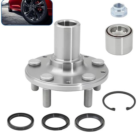 710571 Front Wheel Hub Wheel Bearing Kit, Compatible with Toyota Sequoia Tundra 4Runner 4 Runner 1996-2007 2WD Only, 1999-2004 Toyota Tacoma Prerunner 2.7L or 3.4L(Will NOT Fit 4WD) in Saudi Arabia