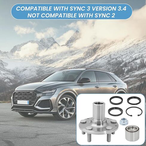 710571 Front Wheel Hub Wheel Bearing Kit, Compatible with Toyota Sequoia Tundra 4Runner 4 Runner 1996-2007 2WD Only, 1999-2004 Toyota Tacoma Prerunner 2.7L or 3.4L(Will NOT Fit 4WD) in Saudi Arabia