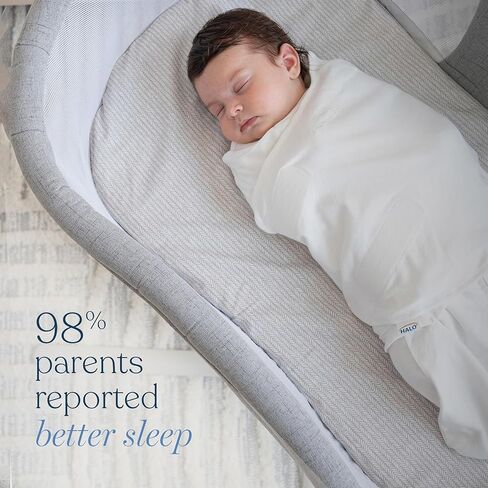 HALO Micro-Fleece Sleepsack Swaddle, 3-Way Adjustable Wearable Blanket, TOG 3.0, Dinos, Small, 3-6 Months in Kuwait