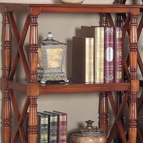 Bookshelf Living Room Retro Solid Wood Multi-Layer Bookshelf Home Entrance Decoration Storage Rack Bookshelves and Bookcases in Saudi Arabia