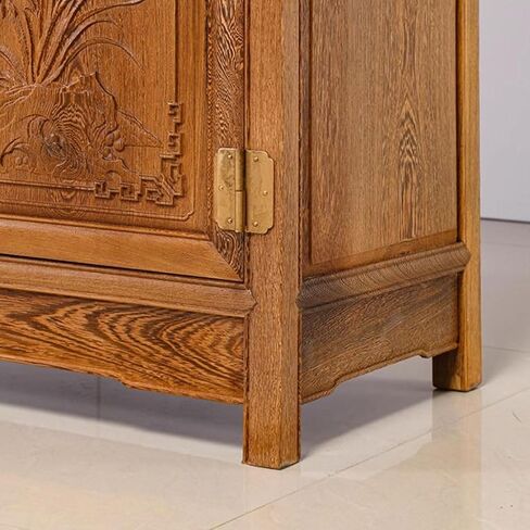 Bookshelf Creative Solid Wood Antique Multi-Layer Bookcase Home Mahogany Furniture Glass Door Display Cabinet Bookshelves and Bookcases in Saudi Arabia