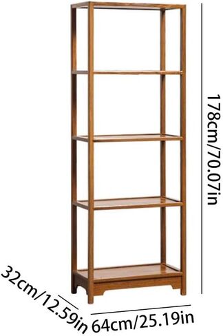 Bookshelf Chinese Style Solid Wood Floor Rack Home Entrance Partition Bookshelf Bookshelves and Bookcases in Saudi Arabia