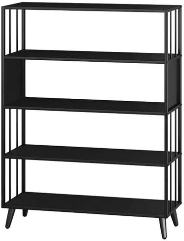 Bookshelf Simple Iron Bookshelf Floor Rack Multi-Layer Storage Rack in The Living Room and Bedroom Bookshelves and Bookcases in Saudi Arabia