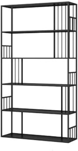 Bookshelf Office Wall Storage Rack Iron Floor Bookshelf Living Room Multi-Layer Storage Rack Bookshelves and Bookcases in Saudi Arabia