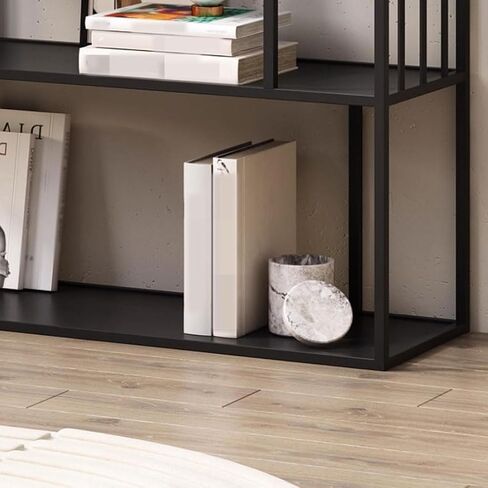 Bookshelf Office Wall Storage Rack Iron Floor Bookshelf Living Room Multi-Layer Storage Rack Bookshelves and Bookcases in Saudi Arabia
