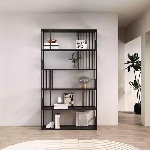 Bookshelf Office Wall Storage Rack Iron Floor Bookshelf Living Room Multi-Layer Storage Rack Bookshelves and Bookcases in Saudi Arabia