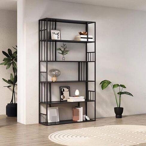 Bookshelf Office Wall Storage Rack Iron Floor Bookshelf Living Room Multi-Layer Storage Rack Bookshelves and Bookcases in Saudi Arabia
