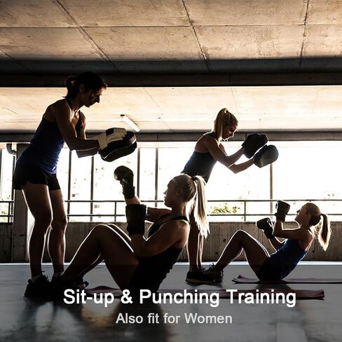 ZooBoo MMA Gloves, Half-Finger Boxing Fight Gloves MMA Mitts with Adjustable Wrist Band for Sanda Sparring Punching Bag Training (One Size Fits Most) in Kuwait