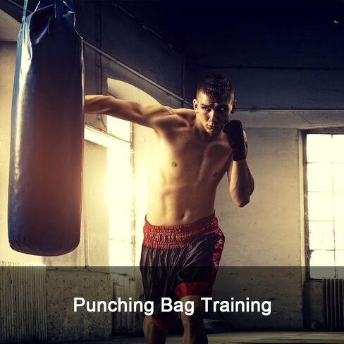 ZooBoo MMA Gloves, Half-Finger Boxing Fight Gloves MMA Mitts with Adjustable Wrist Band for Sanda Sparring Punching Bag Training (One Size Fits Most) in Kuwait