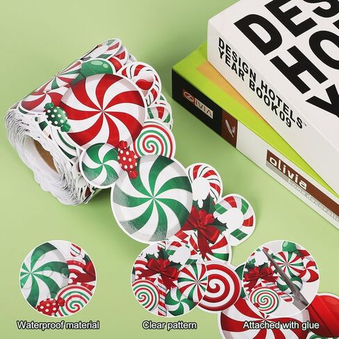 65.6ft Christmas Bulletin Board Borders Gift Box Candy Die-Cut Rolled Border Trim Winter Bulletin Board Decorations for School Classroom Office Blackboard Walls Locker Decor (Candy, 65.6ft) in Saudi Arabia