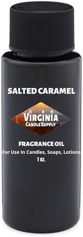 Salted Caramel Fragrance Oil (1 oz Bottle) for Candle Making, Soap Making, Tart Making, Room Sprays, Lotions, Car Fresheners, Slime, Bath Bombs, Warmers…… in Saudi Arabia