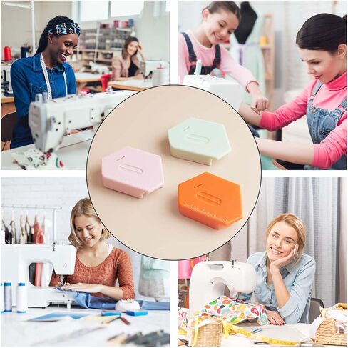 3 Pack Magnetic Seam Guide – Multifunctional Sewing Machine Accessory with Scale – Polygonal Magnetic Hemmer Guide for Precise Stitching in Saudi Arabia