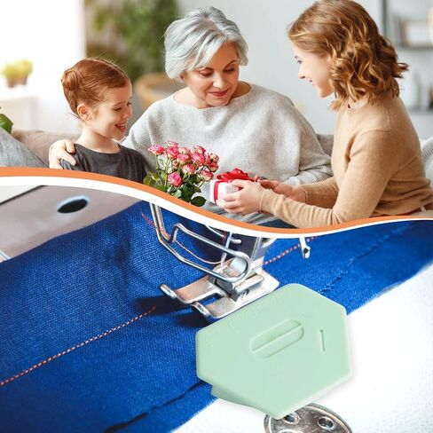 3 Pack Magnetic Seam Guide – Multifunctional Sewing Machine Accessory with Scale – Polygonal Magnetic Hemmer Guide for Precise Stitching in Saudi Arabia