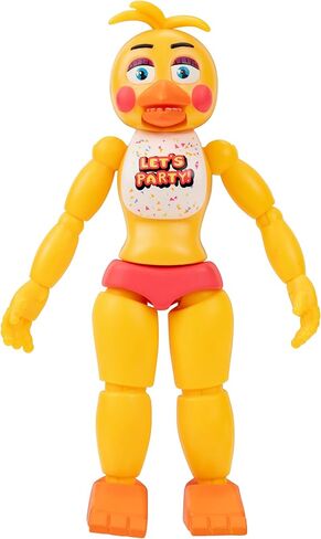 Jazwares Five Nights at Freddy’s Toy Chica - شخصية مفصلية مقاس 12.7 سم مع ميزة Jumpscare وعيون متوهجة في الظلام in Saudi Arabia