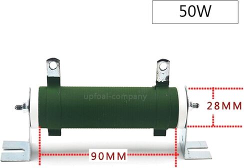 1pc 20w 25w 30w porcelain tube resistor for inverter, brake resistor,high power ripple load resistor(1k ohm,30W) in Saudi Arabia