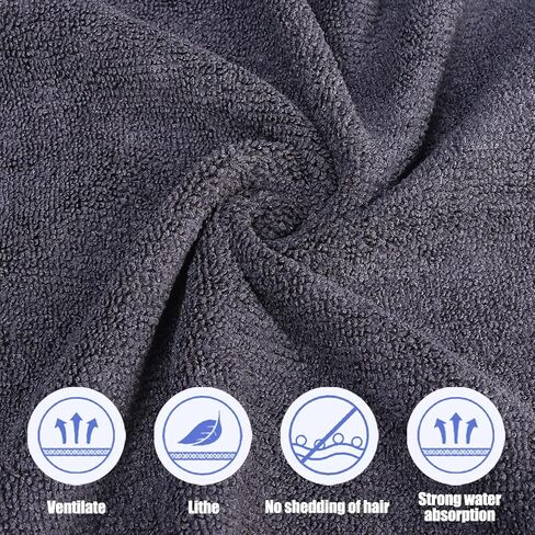 2Pcs Black Towel Car Wash Towel Microfiber Cars Cleaning Rag Absorbent Household Kitchen Towels 40 * 40cm in Saudi Arabia