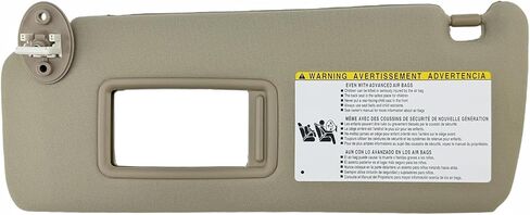 زوج من واقي الشمس من الجانب الأيسر والأيمن مع مشابك لسيارة Toyota 4Runner 2010-2023 استبدال ظلة داخلية مع فانيتي #74320-35A91-B1 (لون رمادي) in Kuwait