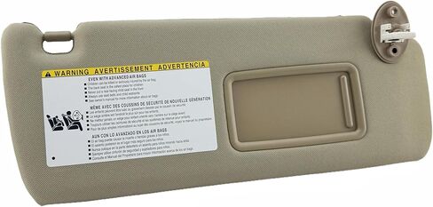 زوج من واقي الشمس من الجانب الأيسر والأيمن مع مشابك لسيارة Toyota 4Runner 2010-2023 استبدال ظلة داخلية مع فانيتي #74320-35A91-B1 (لون رمادي) in Kuwait