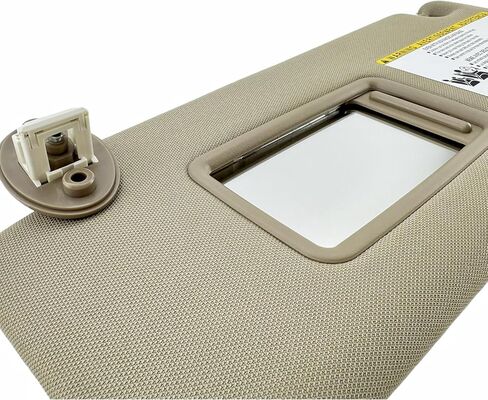 زوج من واقي الشمس من الجانب الأيسر والأيمن مع مشابك لسيارة Toyota 4Runner 2010-2023 استبدال ظلة داخلية مع فانيتي #74320-35A91-B1 (لون رمادي) in Kuwait