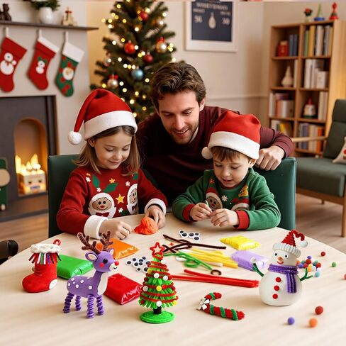 Air Dry Clay for Kids Stocking Stuffers for Kids DIY Molding Clay Crafts Kits Christmas Gifts Toys for Girls Boys Ages 3-12 Years Old in Saudi Arabia
