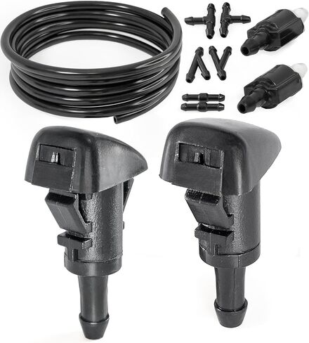 Windshield Washer Spray Nozzles replacement for Hyundai Elantra, Sonata, Santa Fe,Tucson, Kia Sorento, Soul, Sportage, Forte OE# 98630-2K100, 98630-3J000 Click&Fit accessories OE# 98630-2K100 in Kuwait