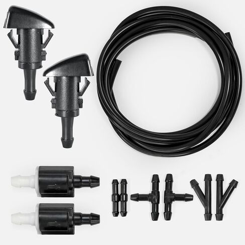 Windshield Washer Spray Nozzles replacement for Hyundai Elantra, Sonata, Santa Fe,Tucson, Kia Sorento, Soul, Sportage, Forte OE# 98630-2K100, 98630-3J000 Click&Fit accessories OE# 98630-2K100 in Kuwait