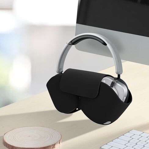 kwmobile Silicone Cover Compatible with Nothing Headphone (1) Case Holder for Over-Ear Headphones - Grey in Saudi Arabia