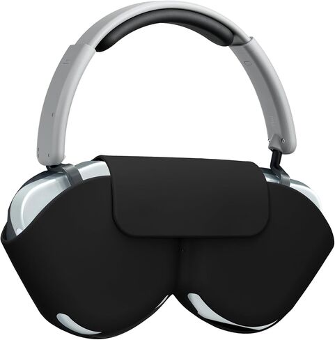 kwmobile Silicone Cover Compatible with Nothing Headphone (1) Case Holder for Over-Ear Headphones - Grey in Saudi Arabia